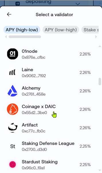 Select Validator