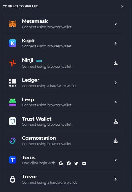 Injective Wallets