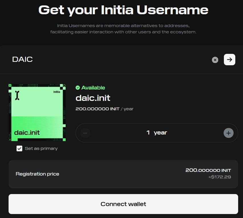 Usernames: Your On-Chain Identity