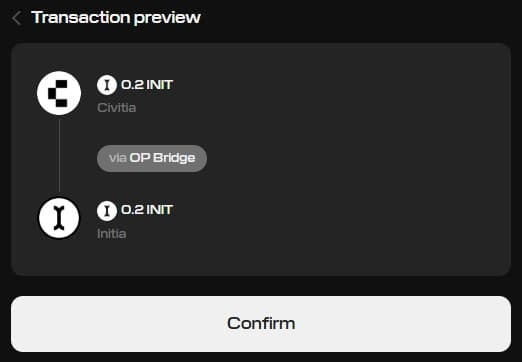 Transaction preview