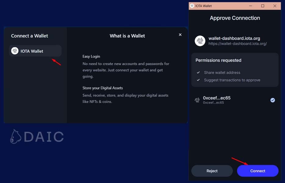 Connecting Your Wallet to the Dashboard