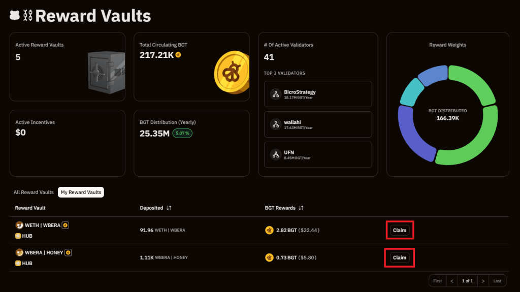 Claim Your $BGT Rewards