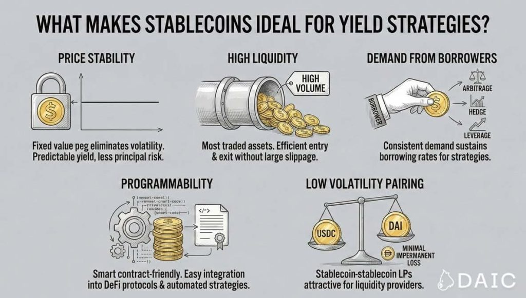 What Makes Stablecoins Ideal for Yield Strategies